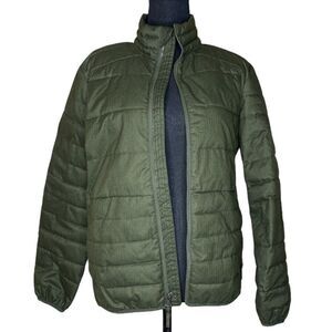 GAP jacket fall green quilted Herringbone XS